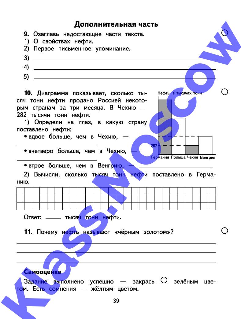 Класс - Обучающие комплексные работы 3 класс Калинина